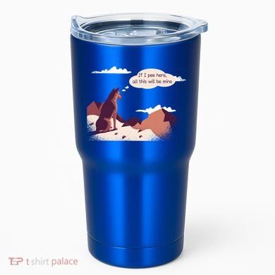 Funny Dog Mountain Tumbler