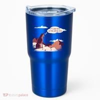 Funny Dog Mountain Tumbler thumb 0