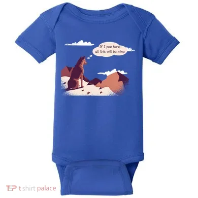 Funny Dog Mountain Baby Bodysuit