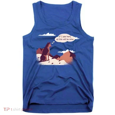 Funny Dog Mountain Tank Top