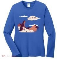 Funny Dog Mountain Women's Long Sleeve Shirt thumb 0