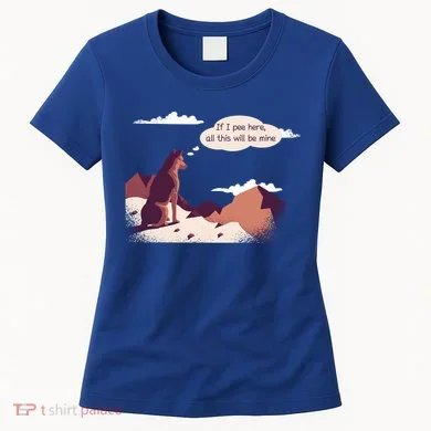 Funny Dog Mountain Women's T-Shirt