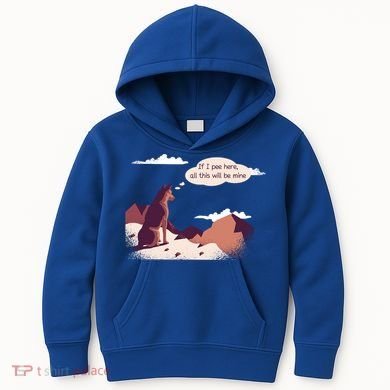 Funny Dog Mountain Kids Hoodie
