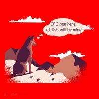 Funny Dog Mountain Santa Hat thumb 1