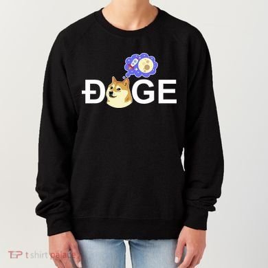Funny Doge Meme Dogecoin Currency Women's Sweatshirt