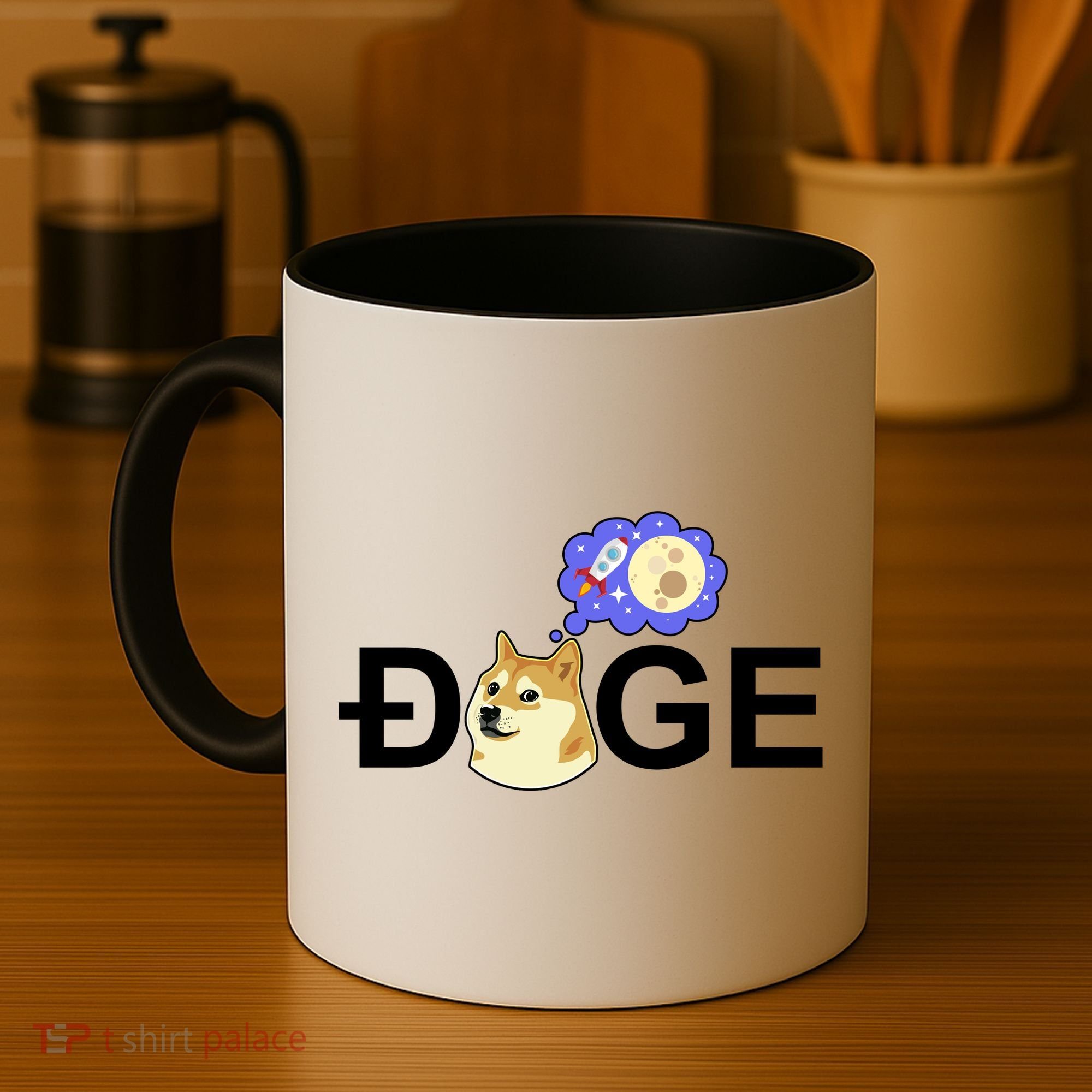 Funny Doge Meme Dogecoin Currency Coffee Mug