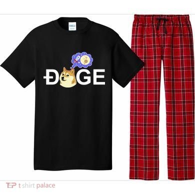 Funny Doge Meme Dogecoin Currency Pajama Set