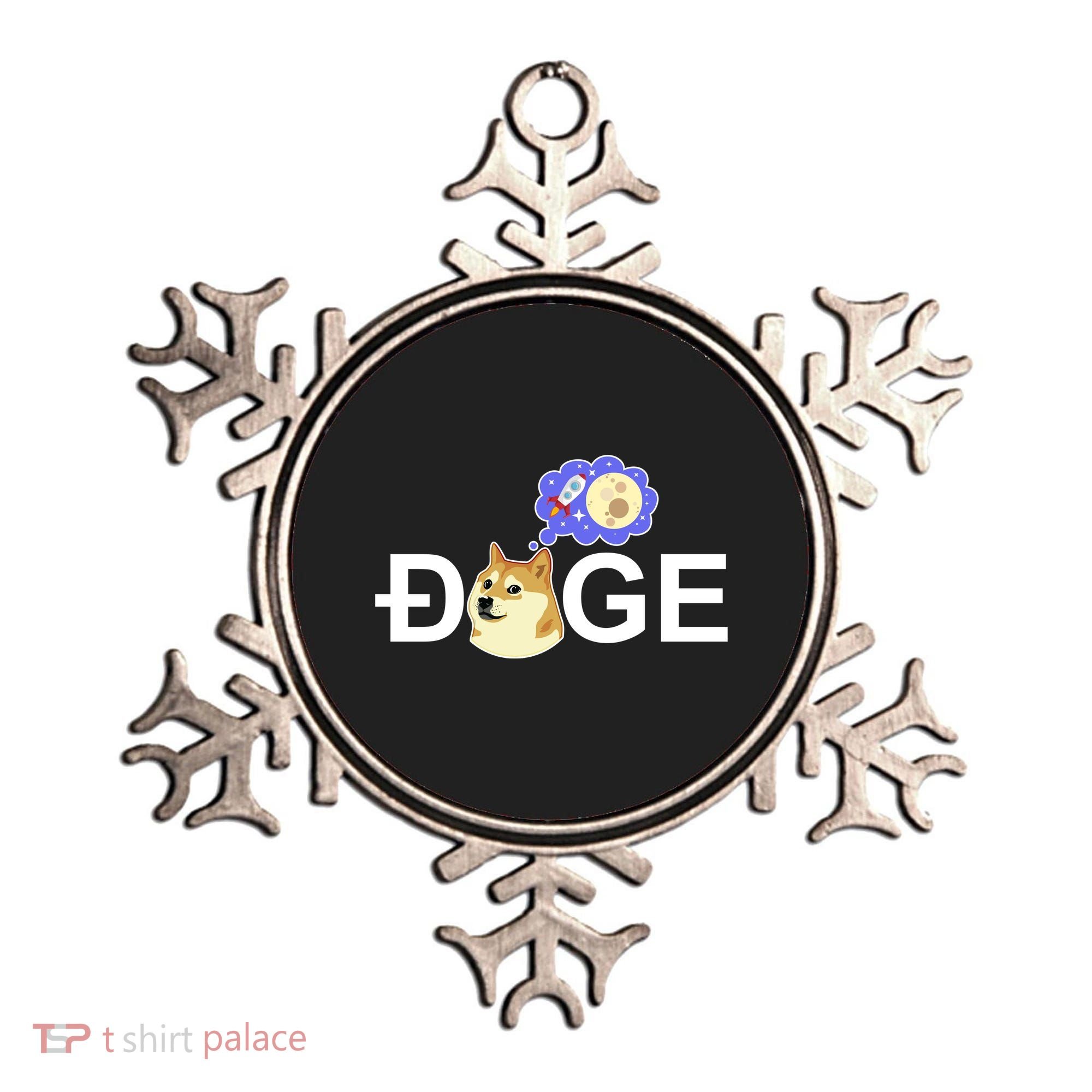 Funny Doge Meme Dogecoin Currency Ornament