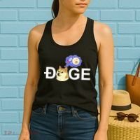 Funny Doge Meme Dogecoin Currency Women's Tank Top thumb 2