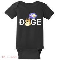 Funny Doge Meme Dogecoin Currency Baby Bodysuit thumb 0