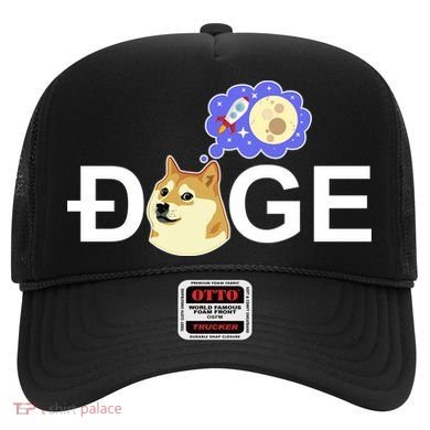 Funny Doge Meme Dogecoin Currency Hat