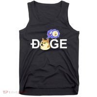 Funny Doge Meme Dogecoin Currency Tank Top thumb 0