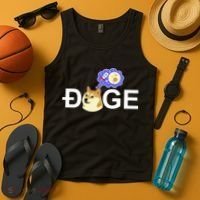 Funny Doge Meme Dogecoin Currency Tank Top thumb 4