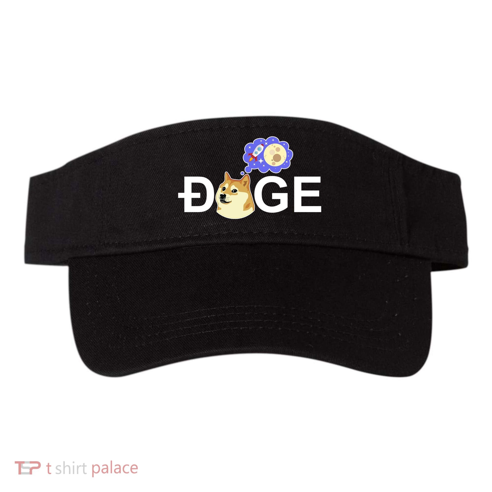Funny Doge Meme Dogecoin Currency Visor