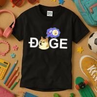 Funny Doge Meme Dogecoin Currency Kids T-Shirt thumb 3