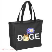 Funny Doge Meme Dogecoin Currency Tote Bag thumb 2