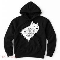 Funny Doge Such Winter Much Soon Hoodie thumb 0