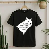 Funny Doge Such Winter Much Soon T-Shirt thumb 2