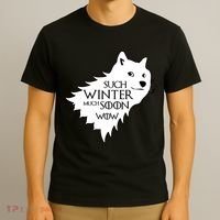 Funny Doge Such Winter Much Soon T-Shirt thumb 3