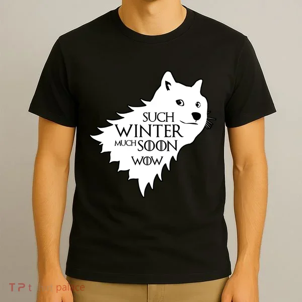 Funny Doge Such Winter Much Soon T-Shirt