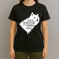 Funny Doge Such Winter Much Soon T-Shirt thumb 4
