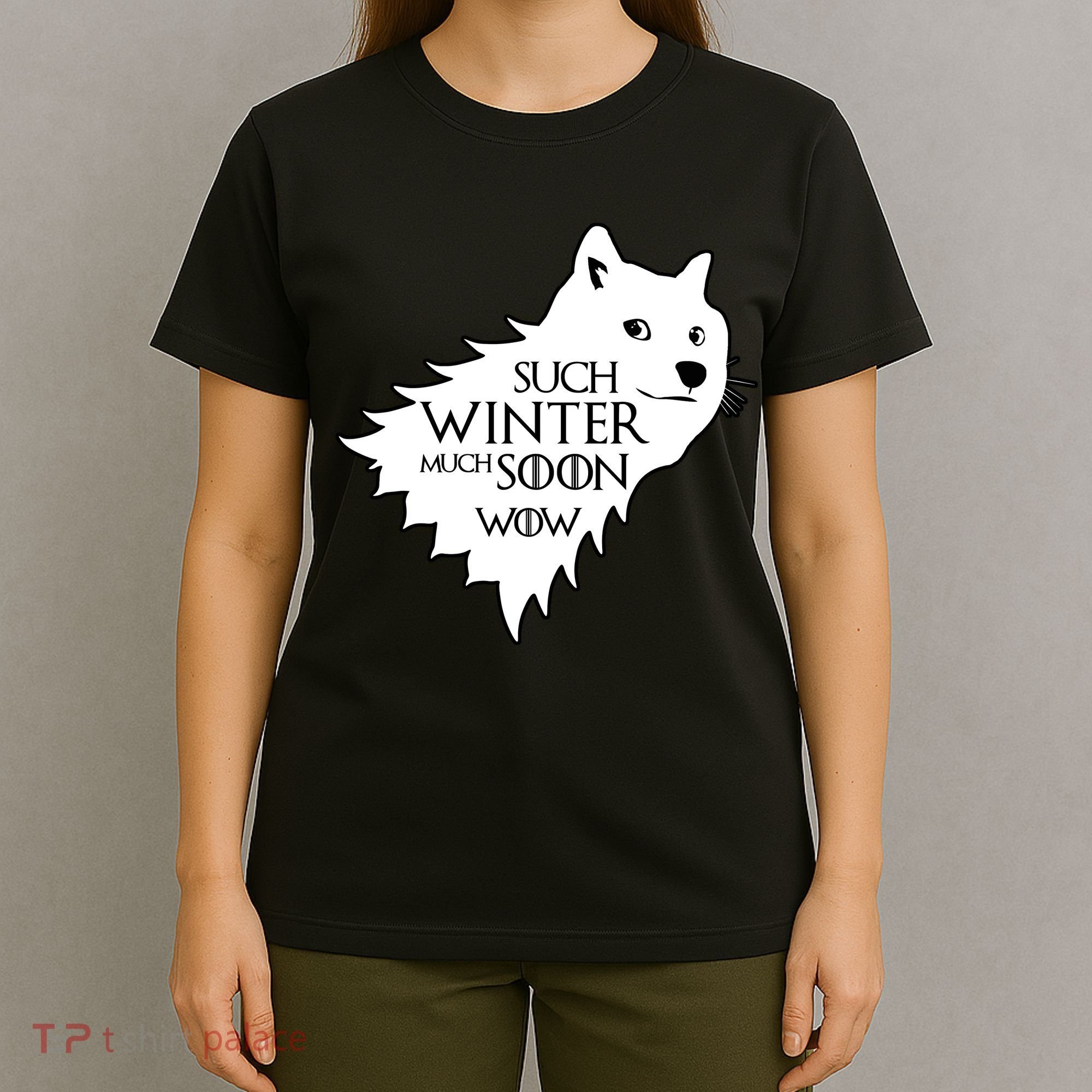 Funny Doge Such Winter Much Soon T-Shirt