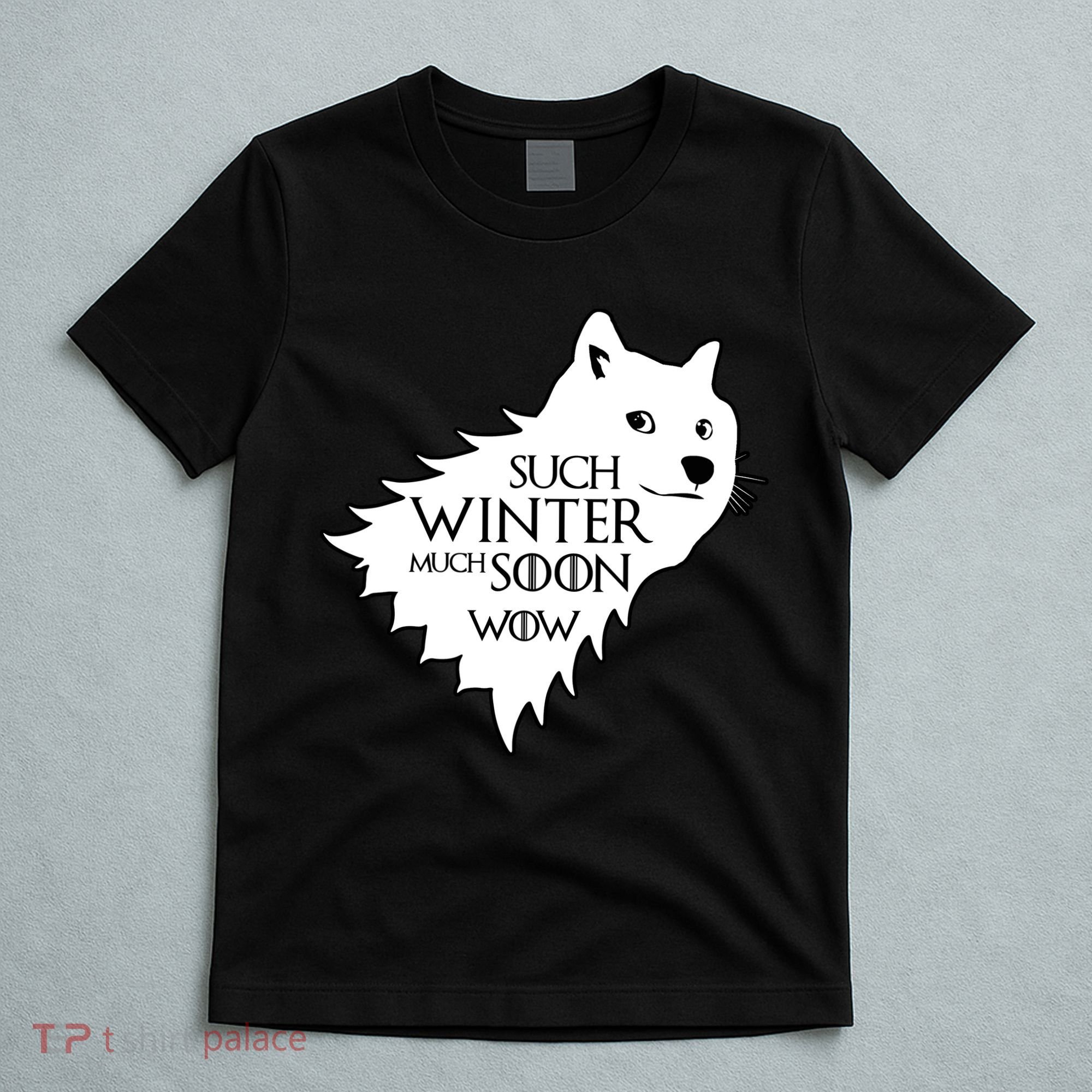 Funny Doge Such Winter Much Soon T-Shirt