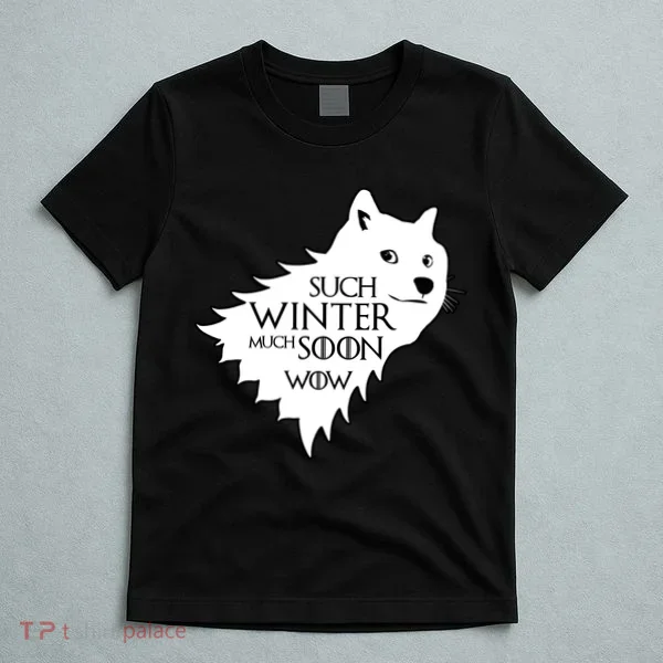 Funny Doge Such Winter Much Soon T-Shirt