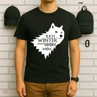 Funny Doge Such Winter Much Soon T-Shirt thumb 6