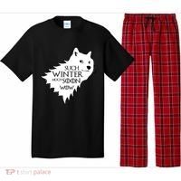Funny Doge Such Winter Much Soon Pajama Set thumb 0