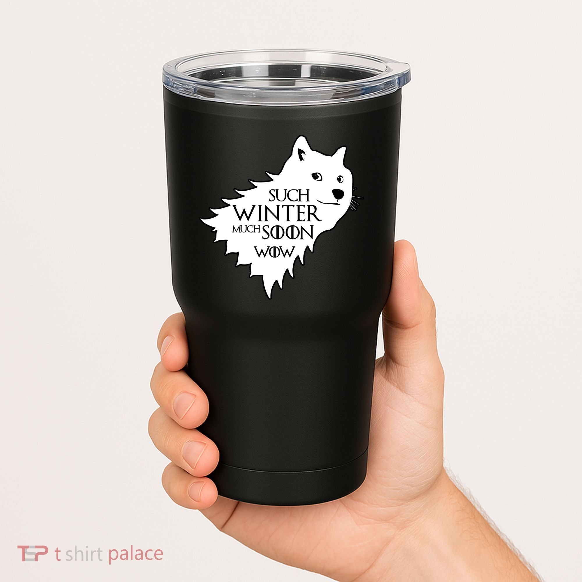 Funny Doge Such Winter Much Soon Tumbler