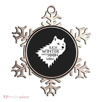 Funny Doge Such Winter Much Soon Ornament