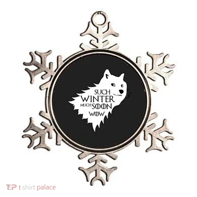 Funny Doge Such Winter Much Soon Ornament