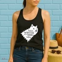 Funny Doge Such Winter Much Soon Women's Tank Top thumb 2