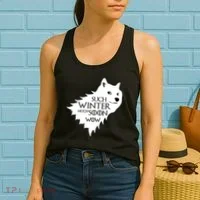 Funny Doge Such Winter Much Soon Women's Tank Top thumb 2