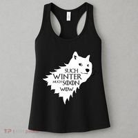 Funny Doge Such Winter Much Soon Women's Tank Top thumb 3