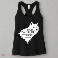Funny Doge Such Winter Much Soon Women's Tank Top thumb 3