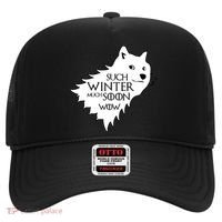 Funny Doge Such Winter Much Soon Hat thumb 0