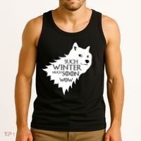 Funny Doge Such Winter Much Soon Tank Top thumb 3