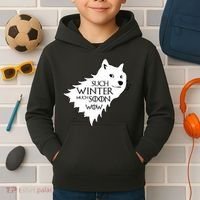 Funny Doge Such Winter Much Soon Kids Hoodie thumb 2