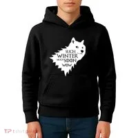 Funny Doge Such Winter Much Soon Kids Hoodie thumb 4
