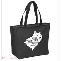 Funny Doge Such Winter Much Soon Tote Bag thumb 2
