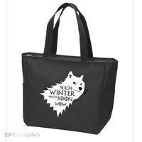 Funny Doge Such Winter Much Soon Tote Bag thumb 3