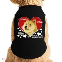 Funny Doge Valentine Meme Doggie Tank thumb 0