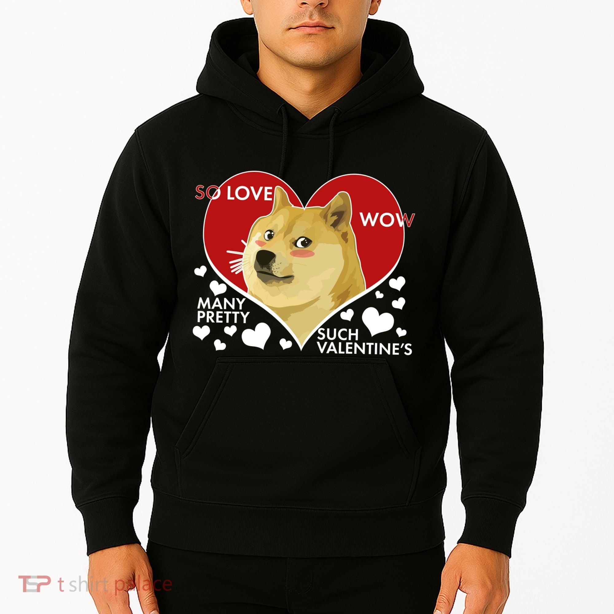 Funny Doge Valentine Meme Hoodie