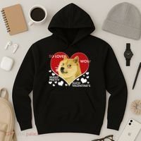Funny Doge Valentine Meme Hoodie thumb 3