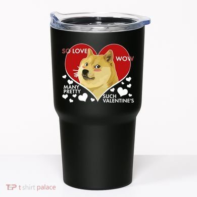 Funny Doge Valentine Meme Tumbler