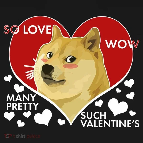 Funny Doge Valentine Meme Toddler Hoodie