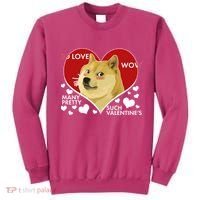Funny Doge Valentine Meme Sweatshirt thumb 0