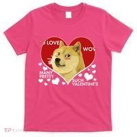 Funny Doge Valentine Meme T-Shirt thumb 0